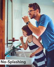 Load image into Gallery viewer, Fapully Oil Rubbed Bronze Bathroom Sink Faucet, Waterfall Bathroom Faucets 3 Hole, 8 Inch Widespread Bathroom Faucet with Pop-up Drain, 2-Handle Faucet for Bathroom Sink Vanity RV