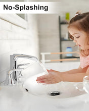 Load image into Gallery viewer, Fapully Chrome Bathroom Faucet 3 Hole, Waterfall 8 Inch Widespread Bathroom Sink Faucet with Pop-up Drain, Two-Handle Faucets for Bathroom Sink
