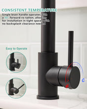 Load image into Gallery viewer, Fapully Black Kitchen Faucet,Commercial Pull Down Kitchen Sink Faucet with Sprayer