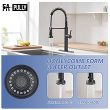 Load image into Gallery viewer, Fapully Black Kitchen Faucet with Pull Down Sprayer,Touchless Motion Sensor Single Handle Faucet for Kitchen Sink