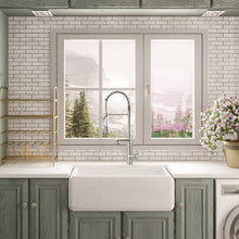 Load image into Gallery viewer, Fapully Commercial Kitchen Sink Faucet, Pull-Down Sprayer Kitchen Faucets Brushed Nickel