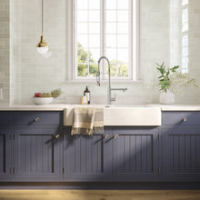 Load image into Gallery viewer, Fapully Commercial Kitchen Sink Faucet, Pull-Down Sprayer Kitchen Faucets Brushed Nickel