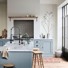 Load image into Gallery viewer, Fapully Commercial Single Handle Pull Down Sprayer Black&Rose Gold Kitchen Faucet,Kitchen Sink Faucet with LED Light