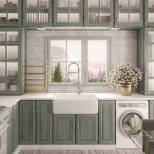 Load image into Gallery viewer, Fapully Commercial Kitchen Sink Faucet, Pull-Down Sprayer Kitchen Faucets Brushed Nickel
