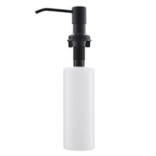 Load image into Gallery viewer, Fapully Built in Soap Dispenser,Stainless Steel 17OZ Dsih Soap Dispenser or Lotion for Kitchen Sink Matte Black