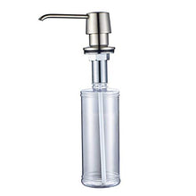 Load image into Gallery viewer, Fapully Commercial Bathroom Brushed Nickel Deck Mount Kitchen Under Sink Liquid Dish Soap and Lotion Dispenser,Countertop in Counter Kitchen Soap Dispenser