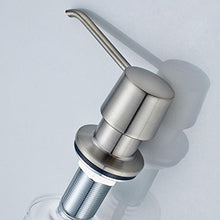 Load image into Gallery viewer, Fapully Commercial Bathroom Brushed Nickel Deck Mount Kitchen Under Sink Liquid Dish Soap and Lotion Dispenser,Countertop in Counter Kitchen Soap Dispenser