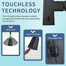 Load image into Gallery viewer, Fapully Kitchen Faucet with Pull Down Sprayer, Touchless Black Kitchen Sink Faucet with Sprayer, Motion Sensor Smart Hands-Free Single Handle Kitchen Faucet