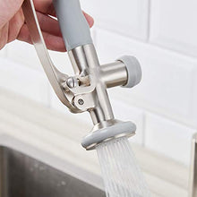 Load image into Gallery viewer, Fapully Commercial Pull Down Kitchen Sink Faucet with Sprayer Brushed Nickel