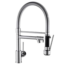 Load image into Gallery viewer, Fapully Chrome Faucet for Kitchen Sink,Kitchen Faucets with Pull Down Sprayer,Commercial Single Handle Kitchen Faucet