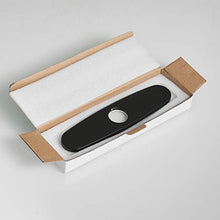 Load image into Gallery viewer, Fapully 10 Inch Sink Hole Cover,Black Faucet Deck Plate Escutcheon Plate for 3 Holes Kitchen Sink