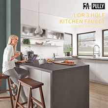 Load image into Gallery viewer, Fapully Kitchen Faucet with Pull Down Sprayer,Commercial Kitchen Sink Faucet with Deck Plate,Brushed Nickel