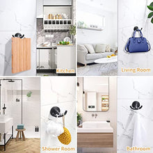 Load image into Gallery viewer, Fapully 5 Pieces Black Bathroom Accessories Set,Wall Mounted SUS304 Stainless Steel Adjustable Bathroom Hardware Set-Included Retractable 13.8"-21.9'' Towel Bar,Paper Towel Holder and Robe Hook