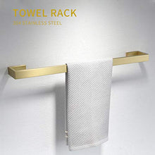 Load image into Gallery viewer, Fapully Brushed Gold Bathroom Accessories Set,4 Peice Bathroom Hardware Set Wall Mount