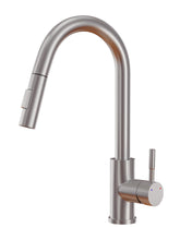 Load image into Gallery viewer, Fapully Kitchen Faucet with Pull Down Sprayer, Modern Kitchen Sink Faucet, Robinet De Cuisine in Brushed Nickel
