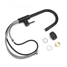 Load image into Gallery viewer, Modern Pull Down Kitchen Faucet Solid Brass Single Handle Black Kitchen Sink Faucet with Pull Out Sprayer
