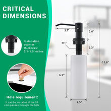 Load image into Gallery viewer, Fapully Commercial Pull Down Kitchen Sink Faucet with Sprayer Matte Black Single Handle Faucets for Kitchen Sink, Kitchen Faucet with Soap Dispenser and Deck Plack for 4 Hole
