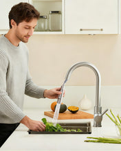 Load image into Gallery viewer, Fapully Kitchen Faucet with Pull Down Sprayer, Modern Kitchen Sink Faucet, Robinet De Cuisine in Brushed Nickel
