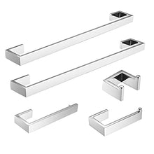 Load image into Gallery viewer, Fapully 5 Piece Bathroom Hardware Accessories Set Stainless Steel Wall Mounted,Chrome Polish Finished
