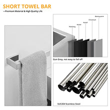 Load image into Gallery viewer, Fapully Bathroom Sets Accessories,16-Inch Brushed Nickel Bathroom Accessories Hardware Set with Towel Bar,Toilet Paper Holder,Towel Holder,Robe Hook for Bathroom,Stainless Steel Accesorios para Baños
